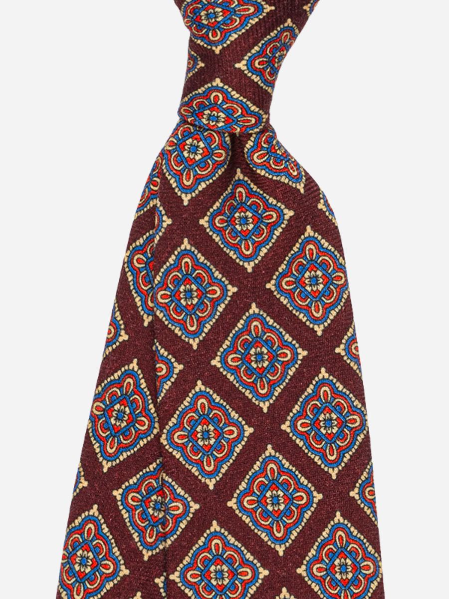 Marini Geometric Wool Tie