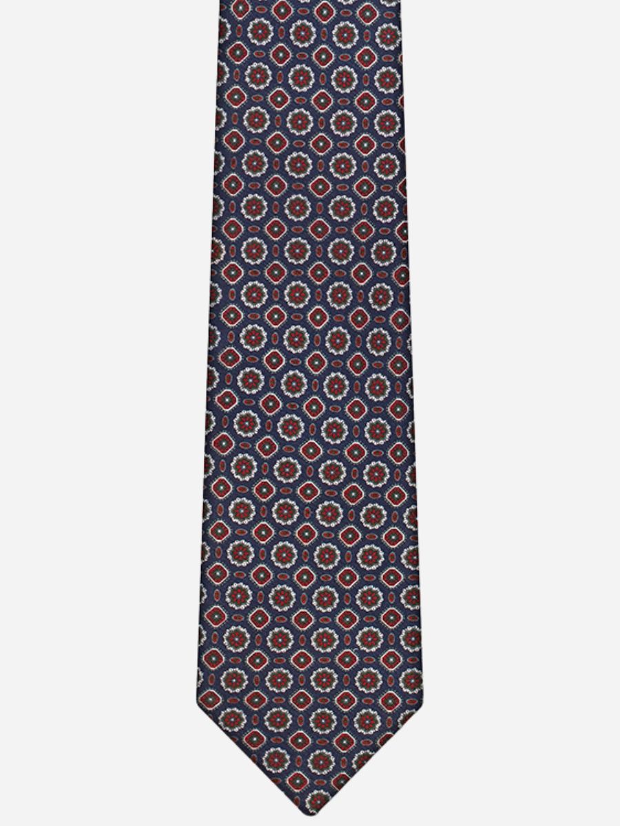 Marini Medallion Silk Tie
