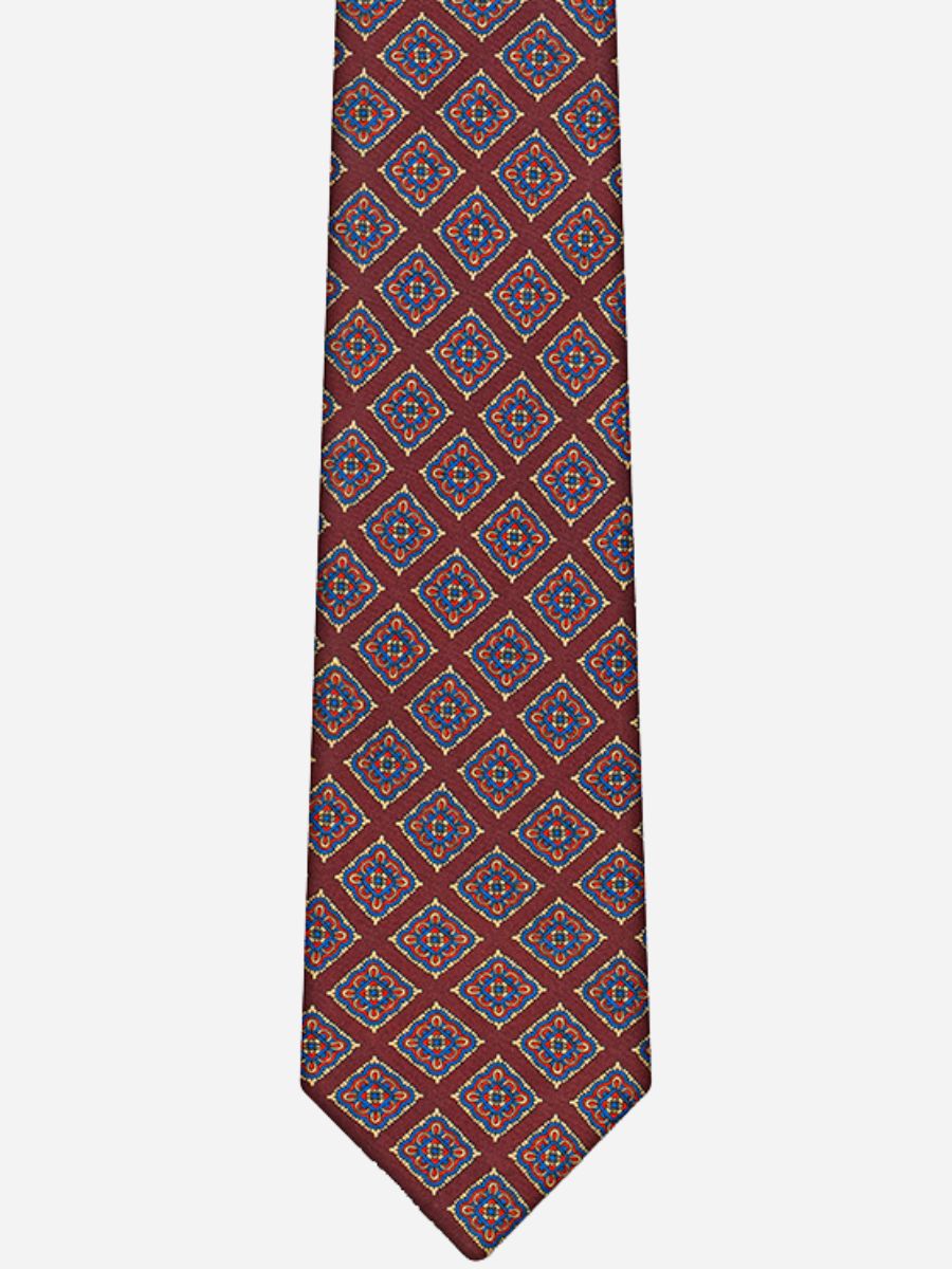 Marini Medallion Silk Tie