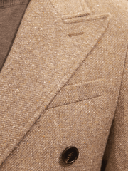 Wool Double-Breasted President Overcoat