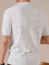 Lyocell Henley Collar T-Shirt