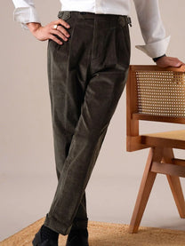 Marini Ala High-Waisted Corduroy Trousers
