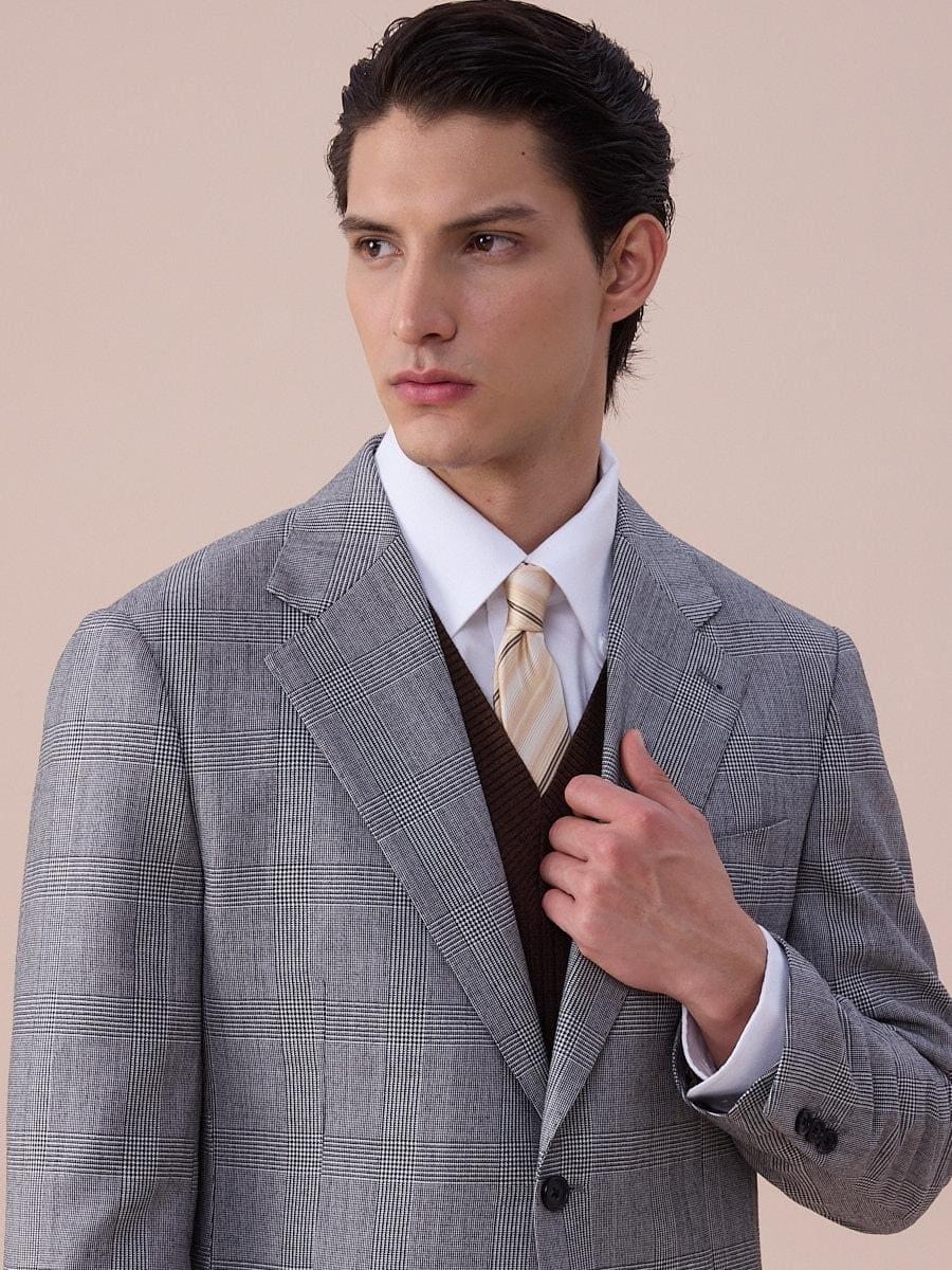 Marini Asti Checked Tailored Blazer