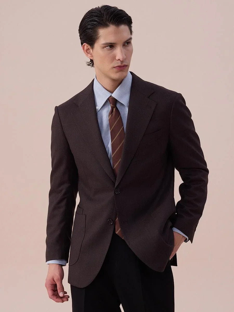 Marini Asti Checked Tailored Blazer