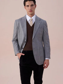Marini Asti Checked Tailored Blazer