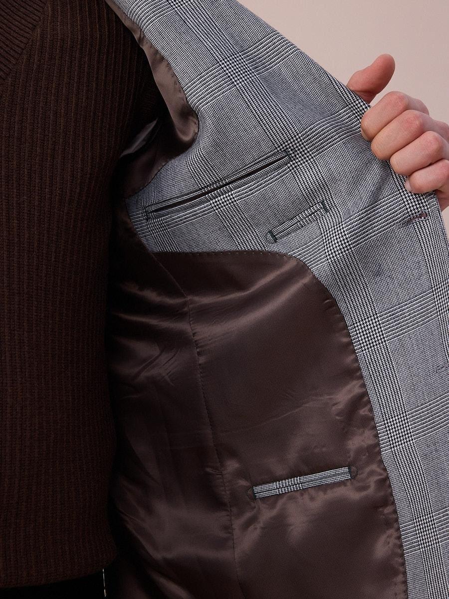 Marini Asti Checked Tailored Blazer