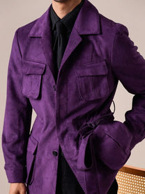 Marini Axis Suede Safari Jacket