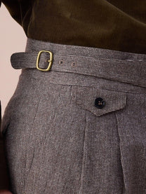 Marini Bergamo High Waisted Wool Grukha Trousers