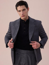 Marini Bergamo Single-Breasted Wool Blazer