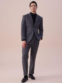 Marini Bergamo Single-Breasted Wool Blazer