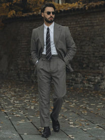 Marini Bergamo Single-Breasted Wool Blazer