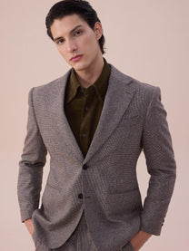 Marini Bergamo Single-Breasted Wool Blazer