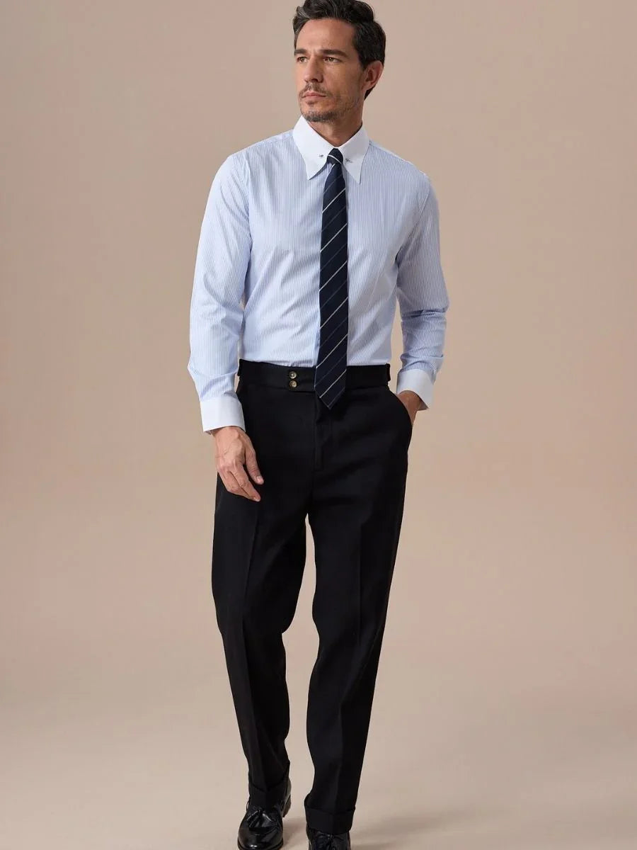 pinhole dress shirt Brooks Brothers X Engineered Garments Cotton Oxford Round Pinhole Collar Oversized Dress Shirt