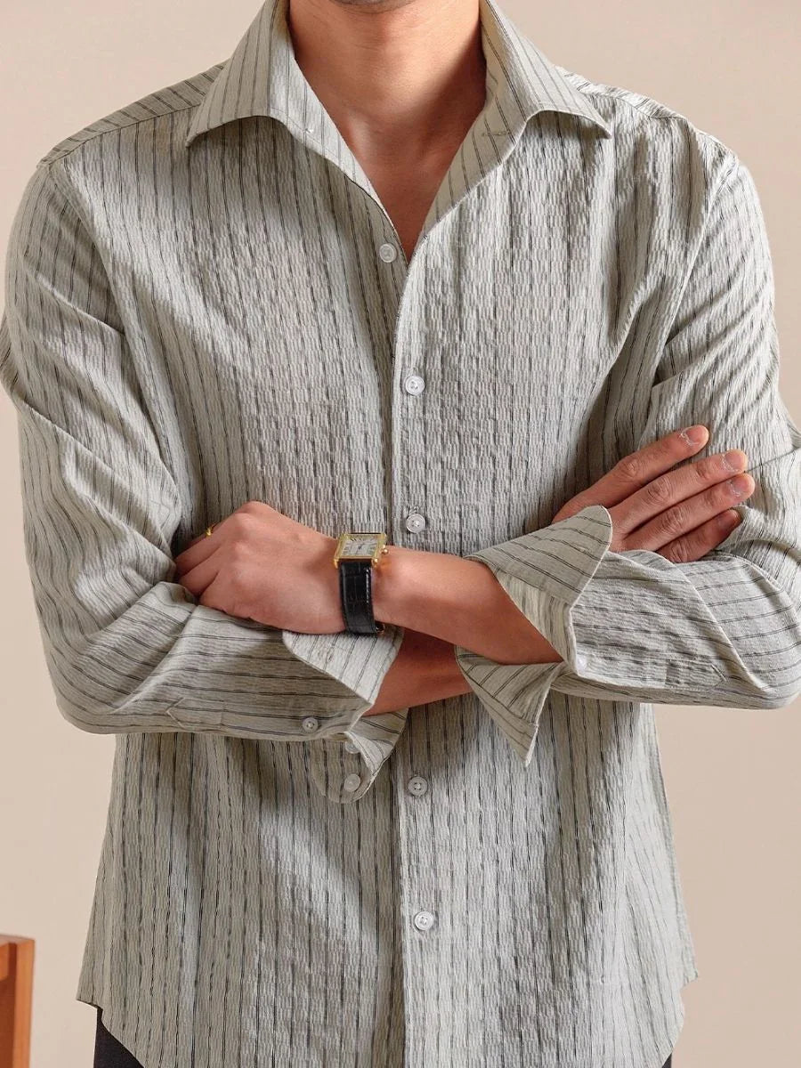 Marini Caltrano Striped Shirt