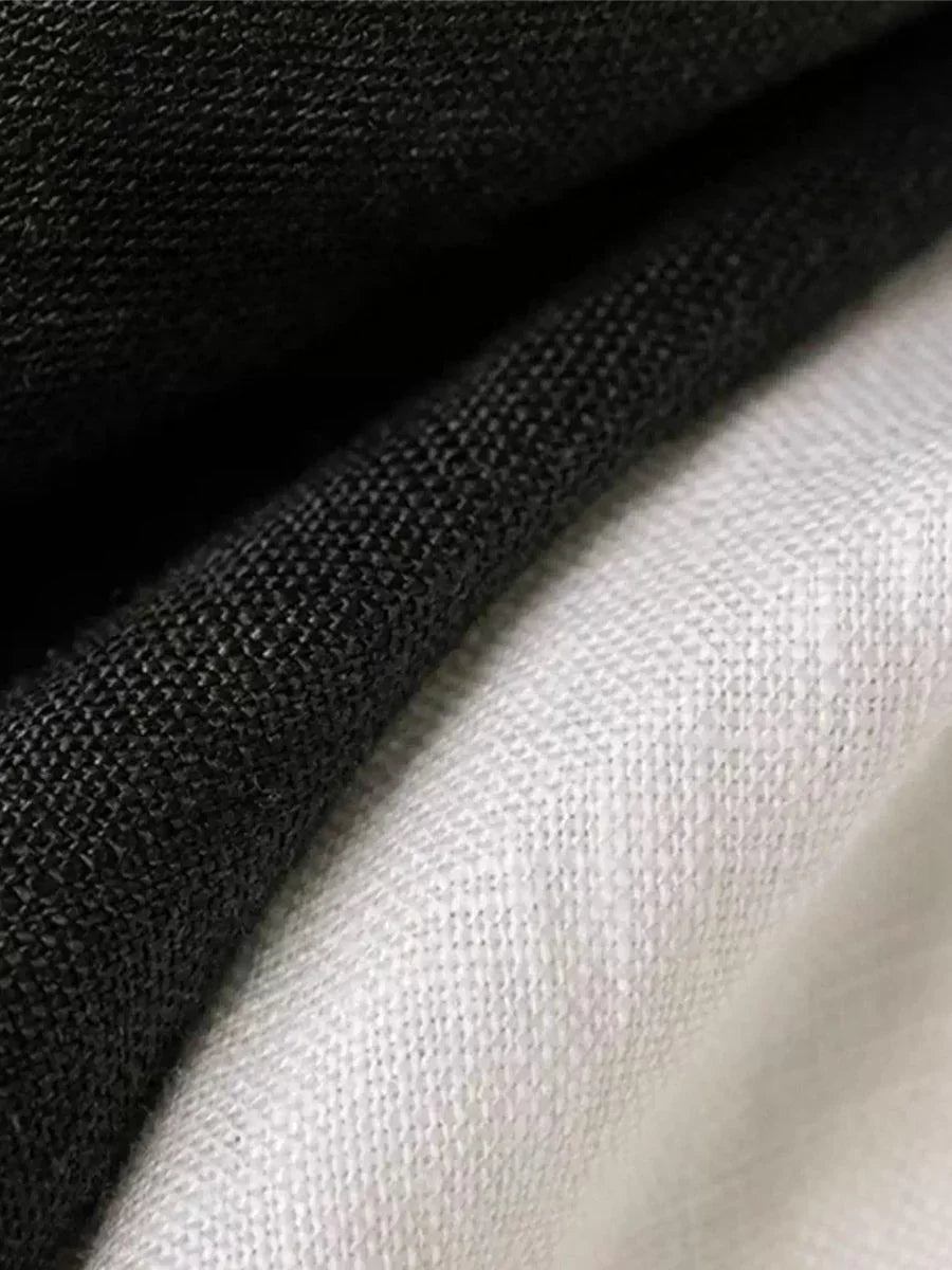 Marini Capri High-Waisted 100% Linen Shorts