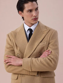 Marini Cortona Double-Breasted Overcoat