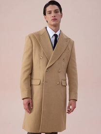 Marini Cortona Double-Breasted Overcoat