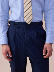 Marini Cremona High-Waist Pinstripe Trousers