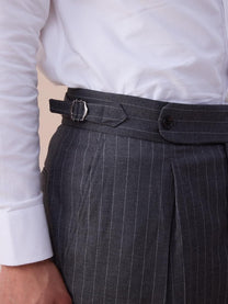 Marini Cremona High-Waist Pinstripe Trousers