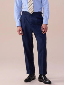 Marini Cremona High-Waist Pinstripe Trousers