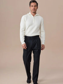 Marini Dervio High Waisted Double Pleated Pants