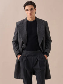 Marini Gentleman Double-Breasted Wool Coat