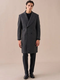 Marini Gentleman Double-Breasted Wool Coat