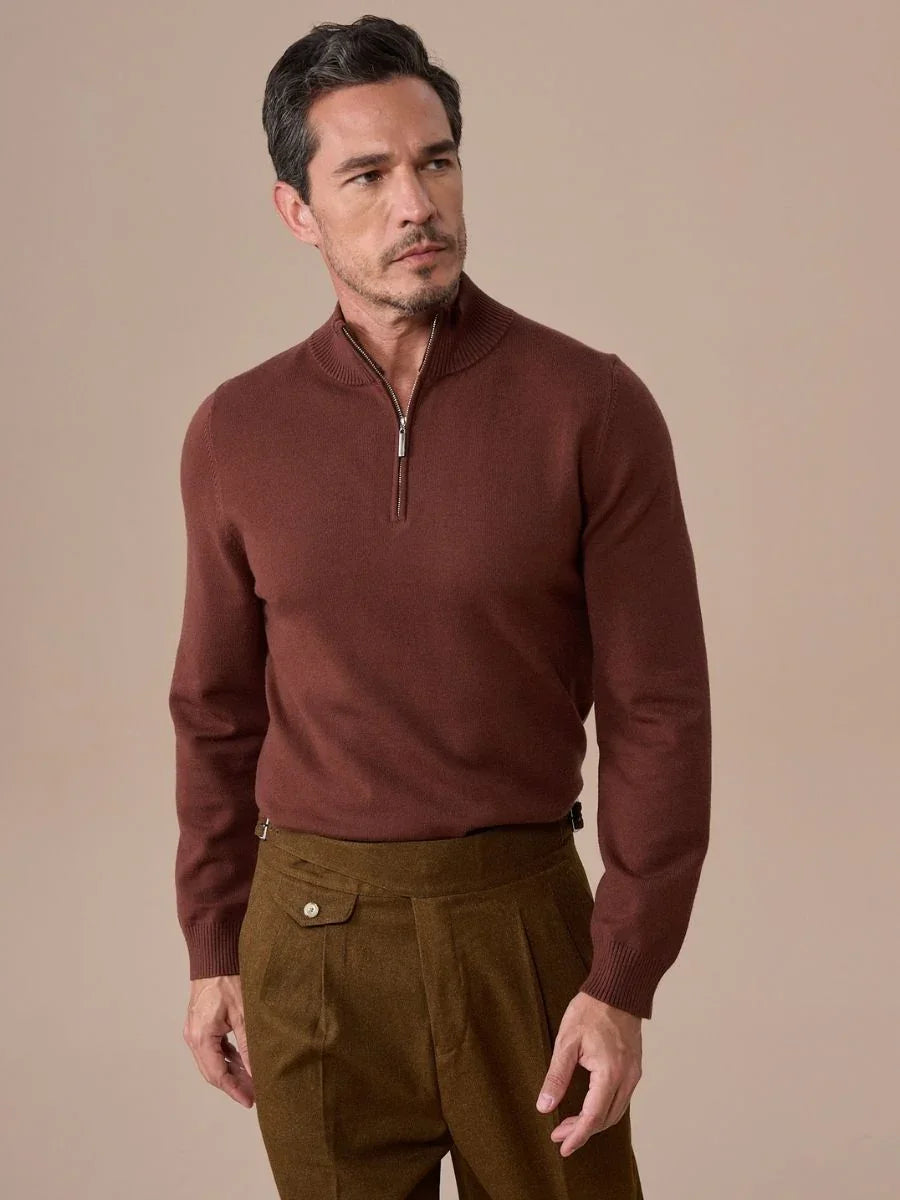 Marini Half-Zip Knit Sweater