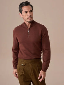 Marini Half-Zip Knit Sweater