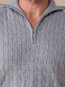 Marini Half Zip Polo Collar Sweater