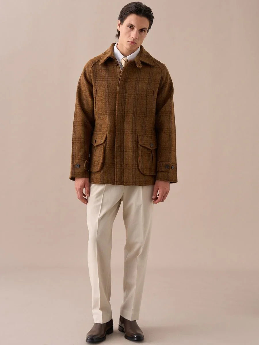 Marini Inverness Scottish Wool Hunting Jacket