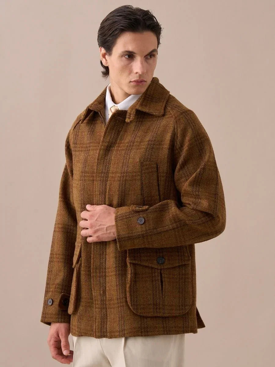 Marini Inverness Scottish Wool Hunting Jacket