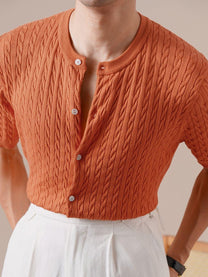 Marini Knit Cardigan Tee