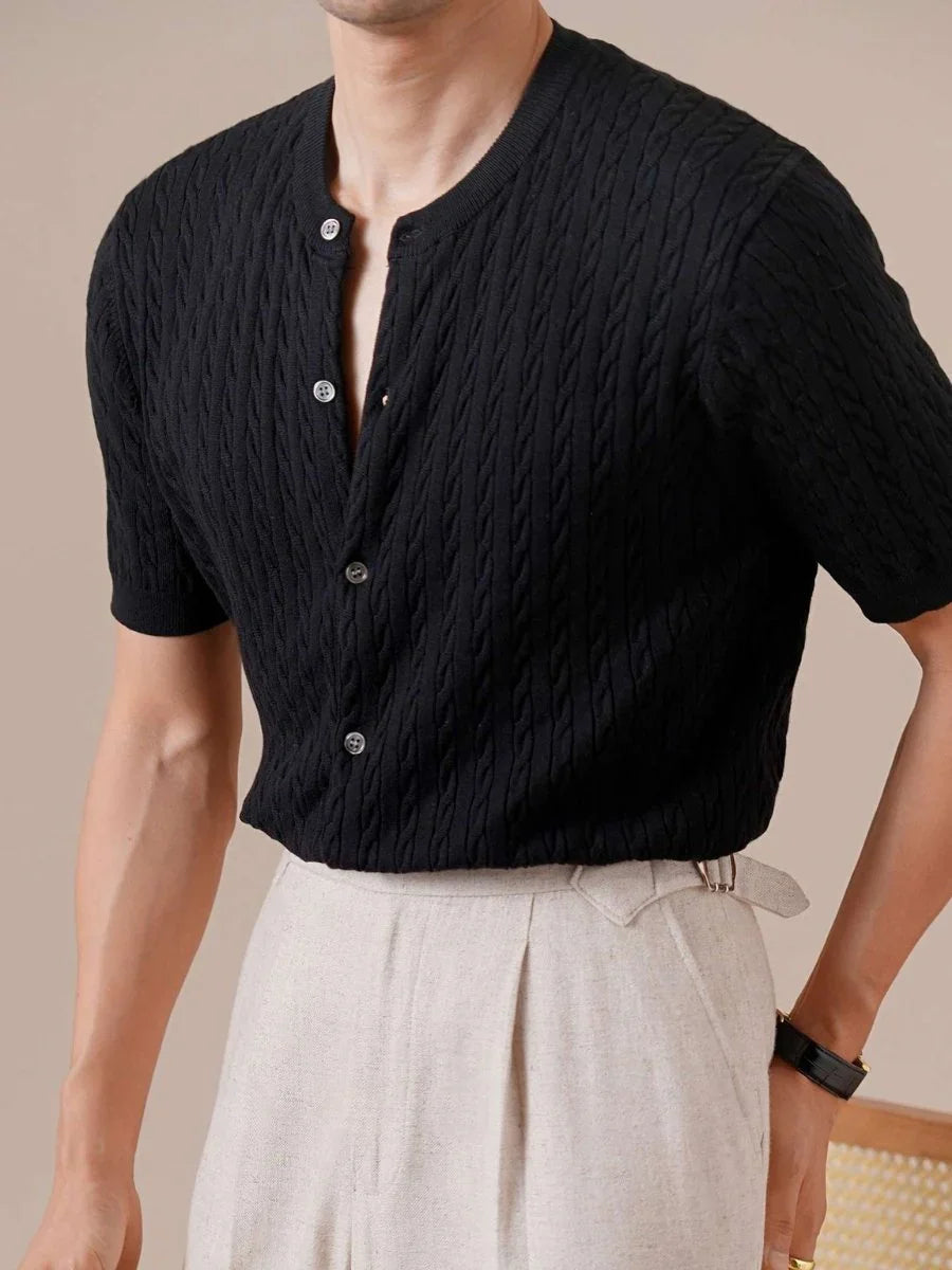 Marini Knit Cardigan Tee