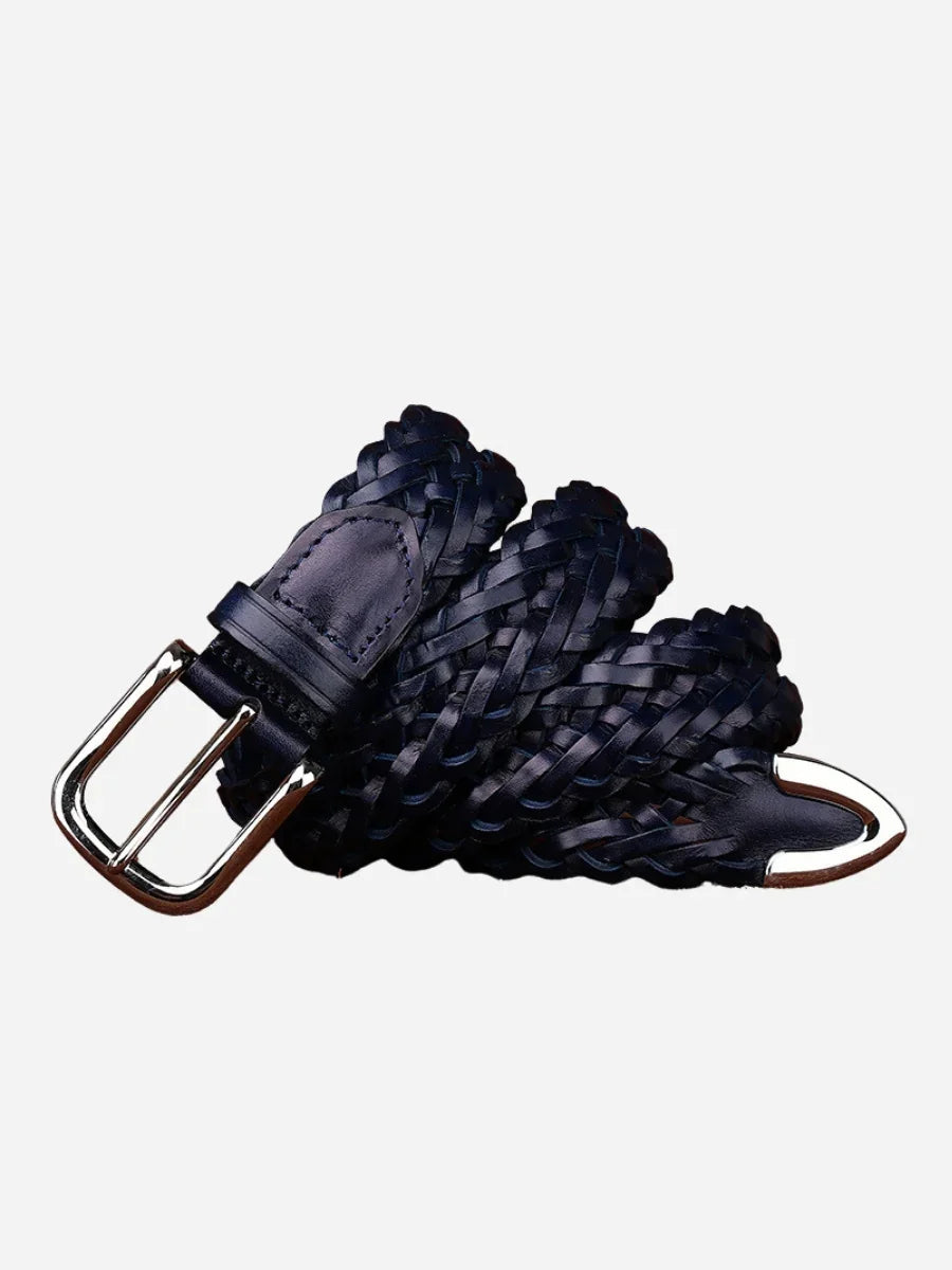Marini Laino Braided Leather Belt