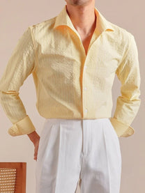 Marini Lightweight Seersucker Long-Sleeve Shirt