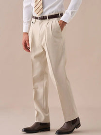 Marini Livorno Double Pleated Belt Loop Pants
