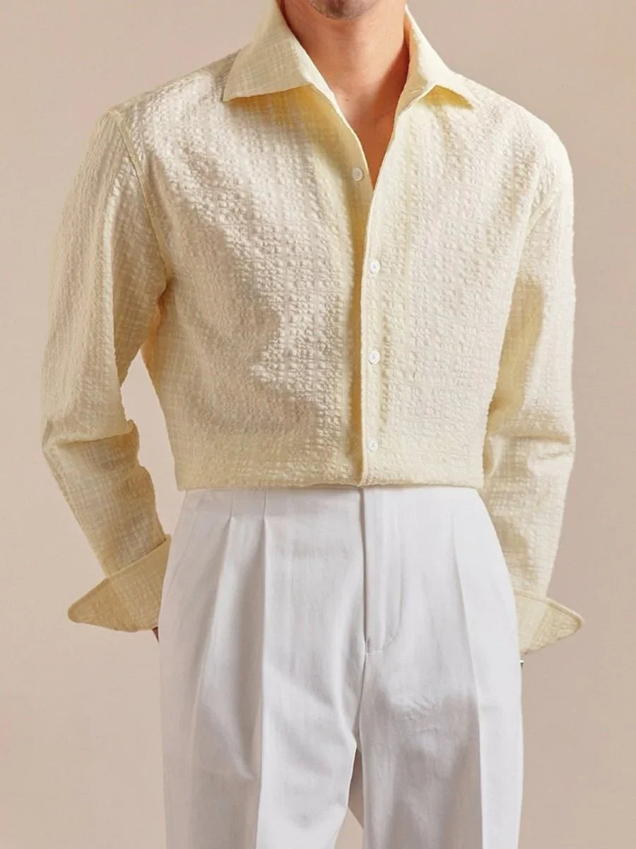 Marini Long Sleeve Airy Cotton Shirt