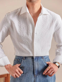 Marini Long Sleeve Airy Cotton Shirt