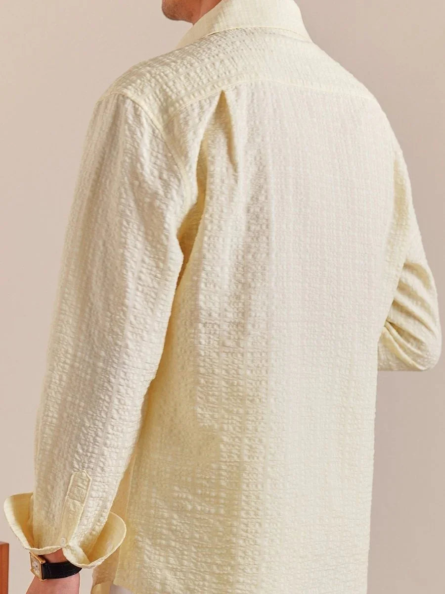 Marini Long Sleeve Airy Cotton Shirt