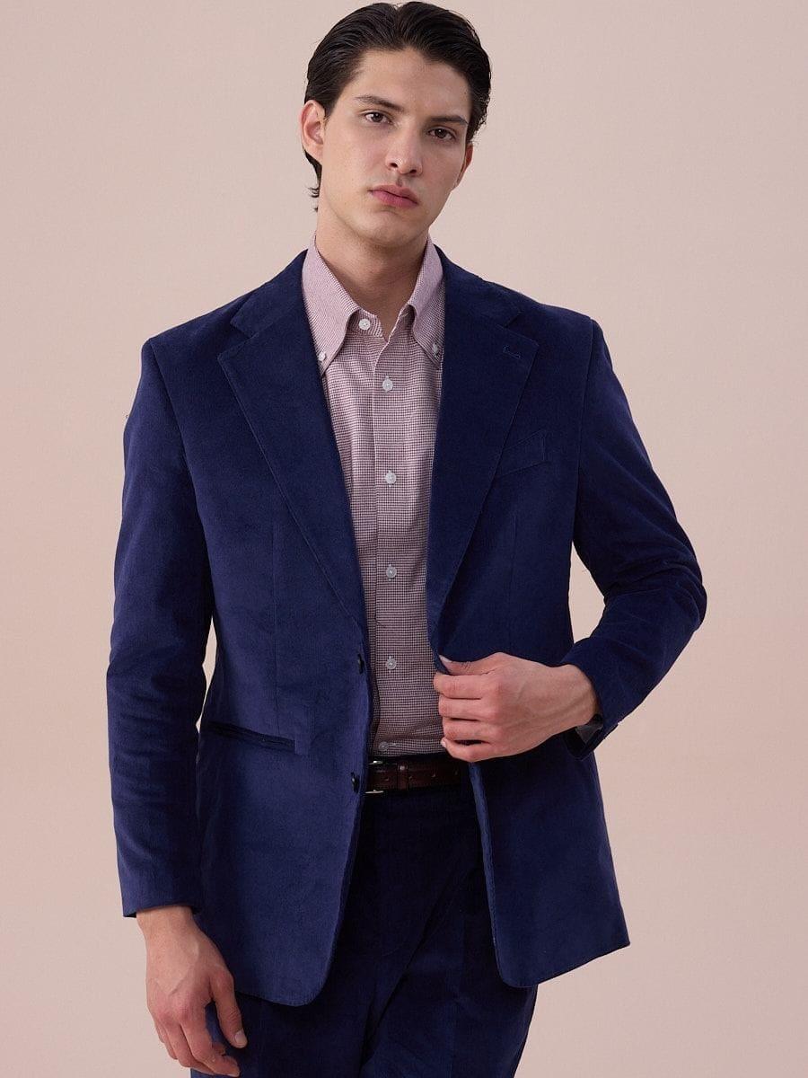Marini Luni Corduroy Single-Breasted Blazer