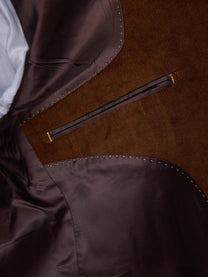 Marini Luni Corduroy Single-Breasted Blazer