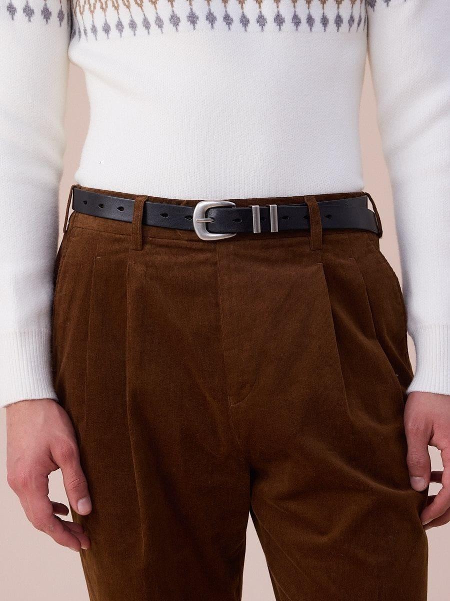Marini Luni High-Waisted Corduroy Trousers