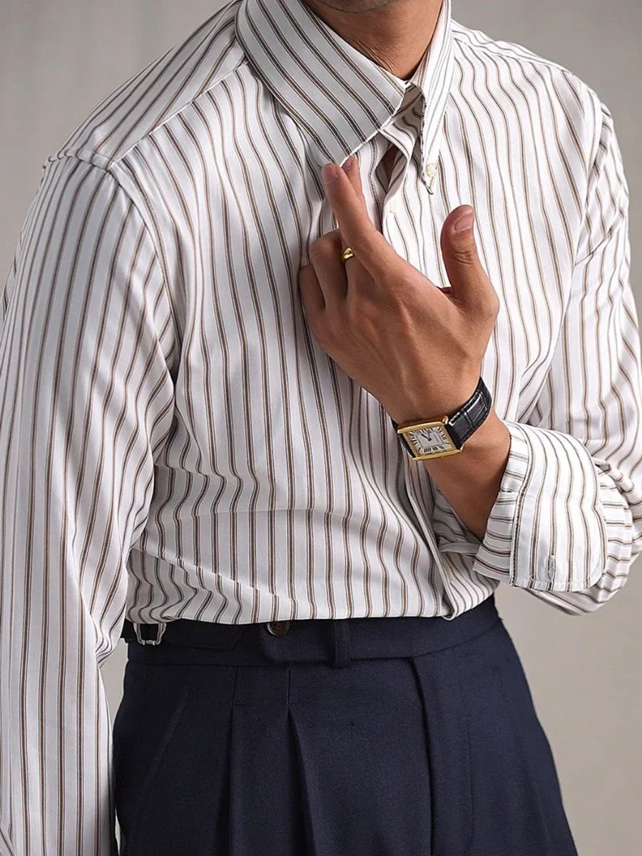 Marini Montoro Classic Stripe Shirt – MARINI