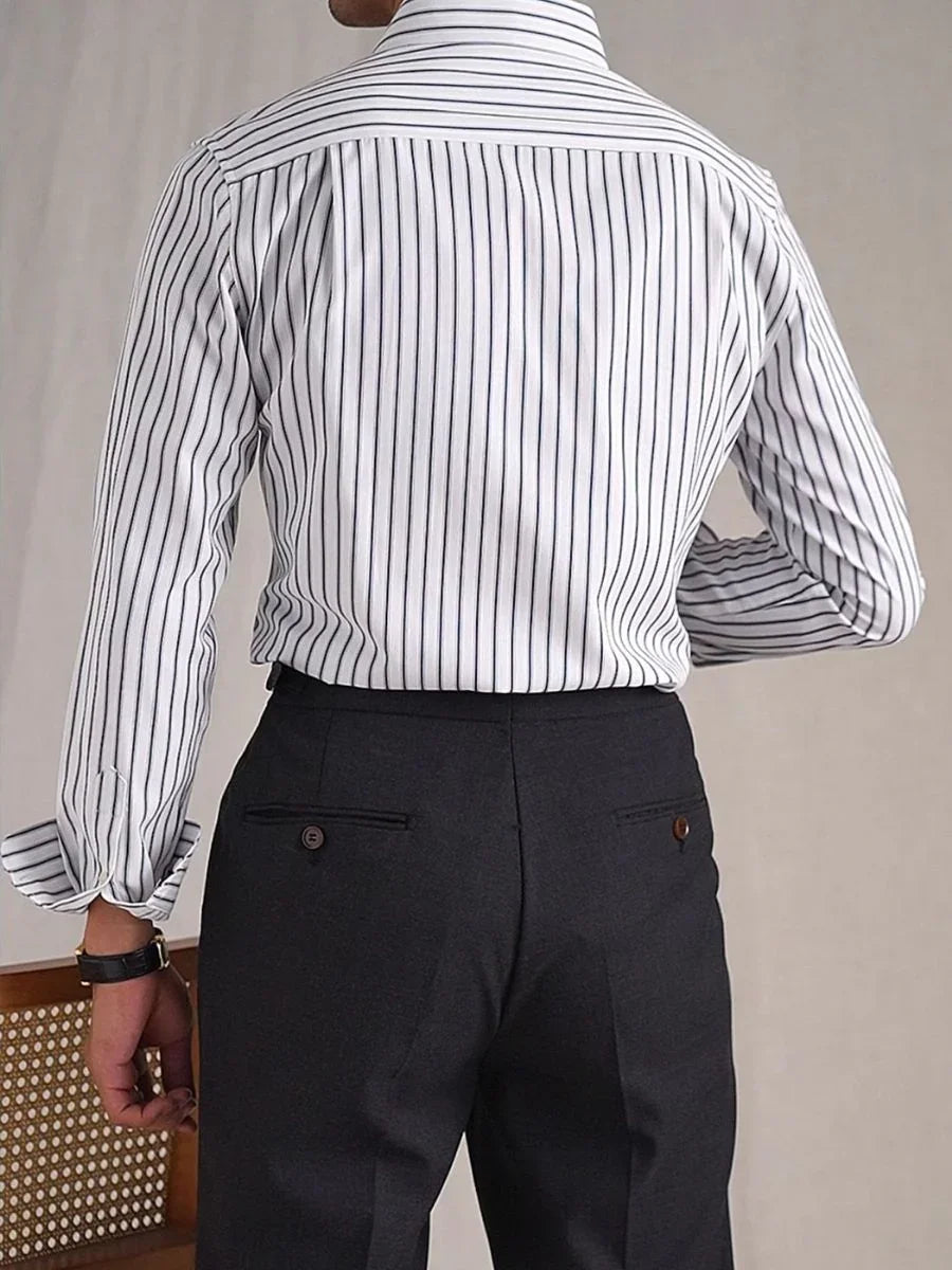 Marini Montoro Classic Stripe Shirt – MARINI