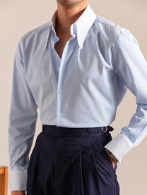 Marini Nemi Wrinkle-Free Stripe Shirt