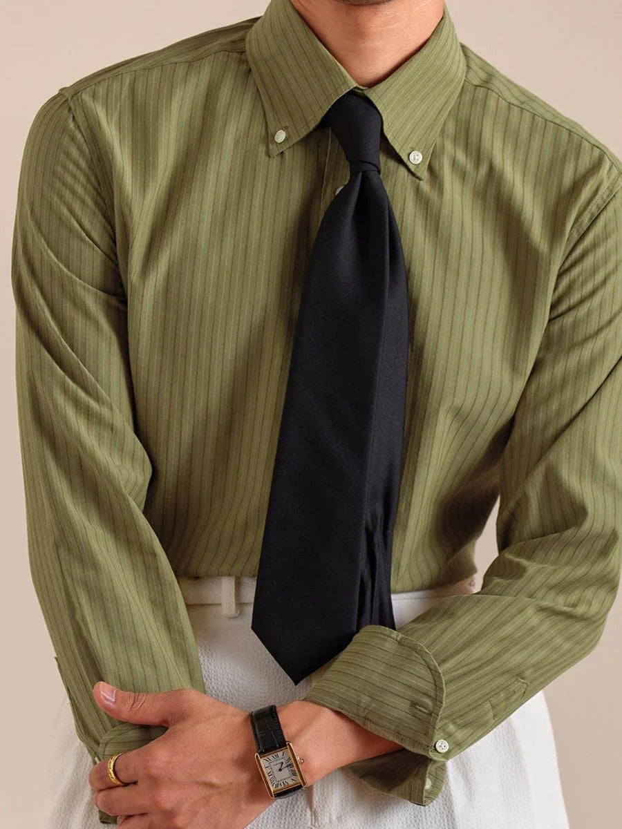 Marini Ordona Striped Button-Down Shirt