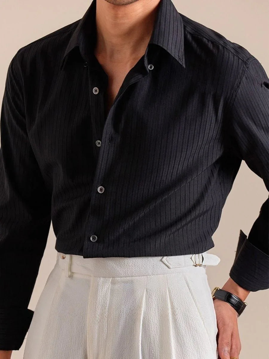 Marini Ordona Striped Button-Down Shirt