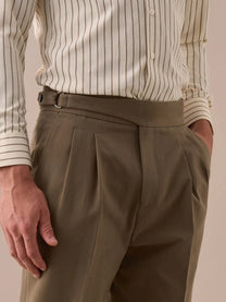 Marini Oria High Waisted Double Pleated Gurkha Pants