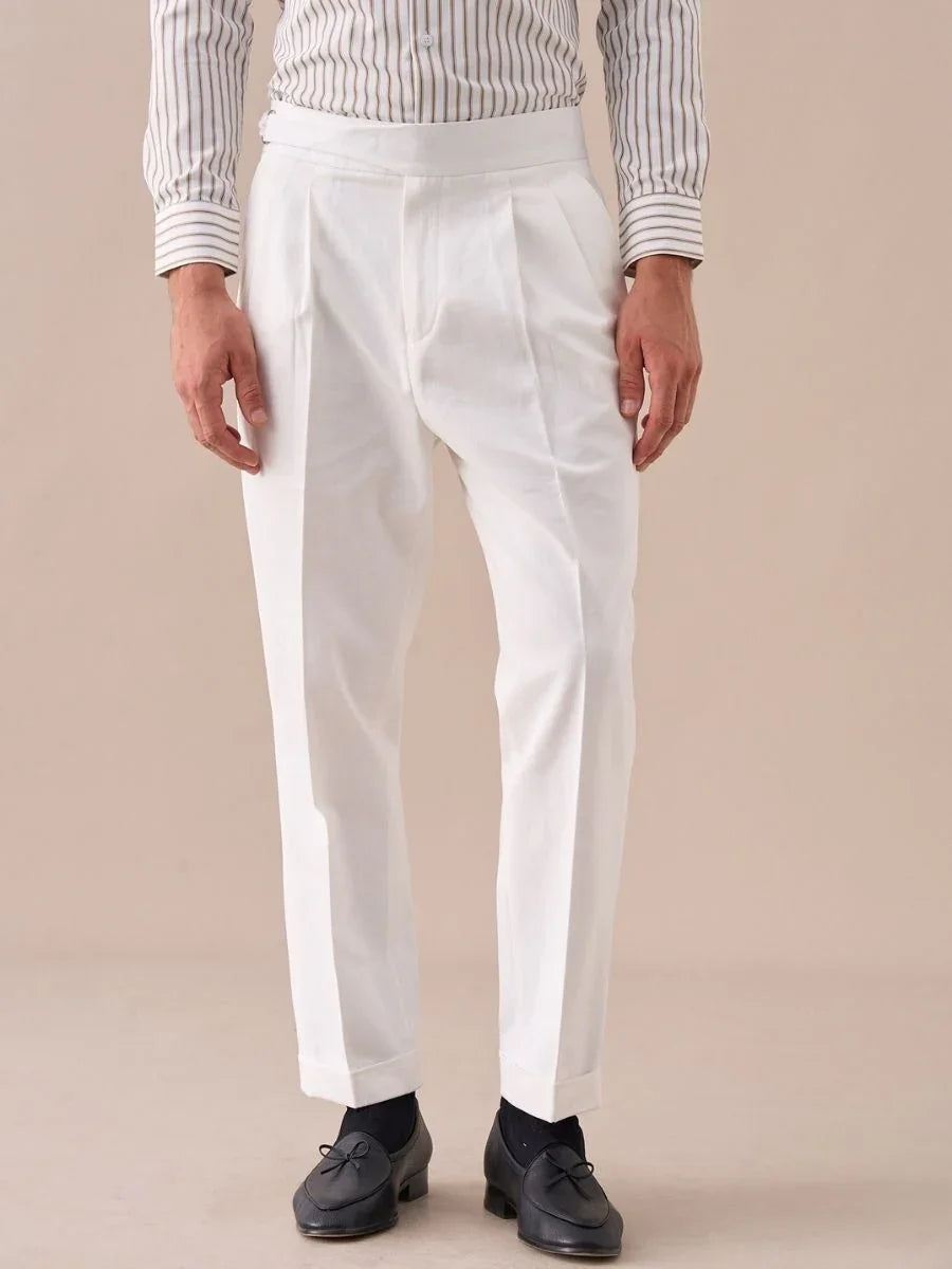 Marini Oria High Waisted Double Pleated Gurkha Pants